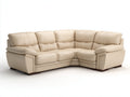 Canap¨¦ d'angle en cuir beige design moderne 260x200x90 cm